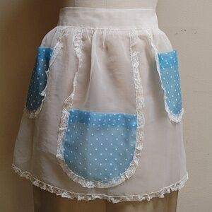 Vintage Organdy Apron